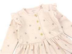 Name It rose smoke blomstret sweatkjole